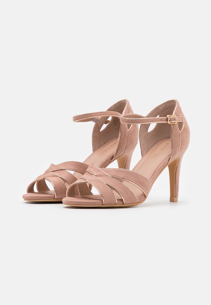 Sandales Anna Field High Rose Doré Femme | TZO-8892131